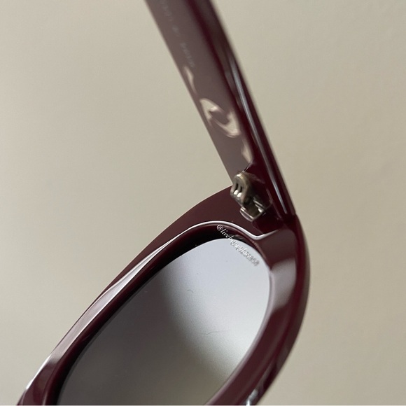 Chanel Brown Oval Polarized Sunglasses Brand New